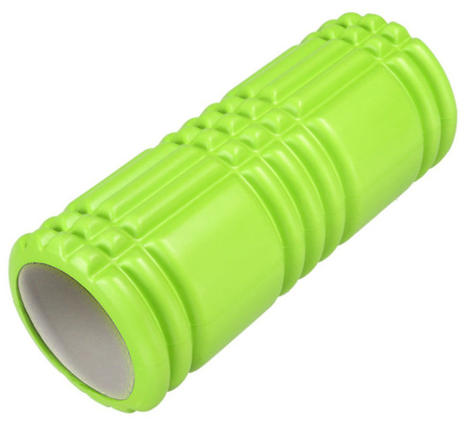 Ролик массажный EasyFit Grid Roller 33 см v.1.0 Салатовый S53-1159