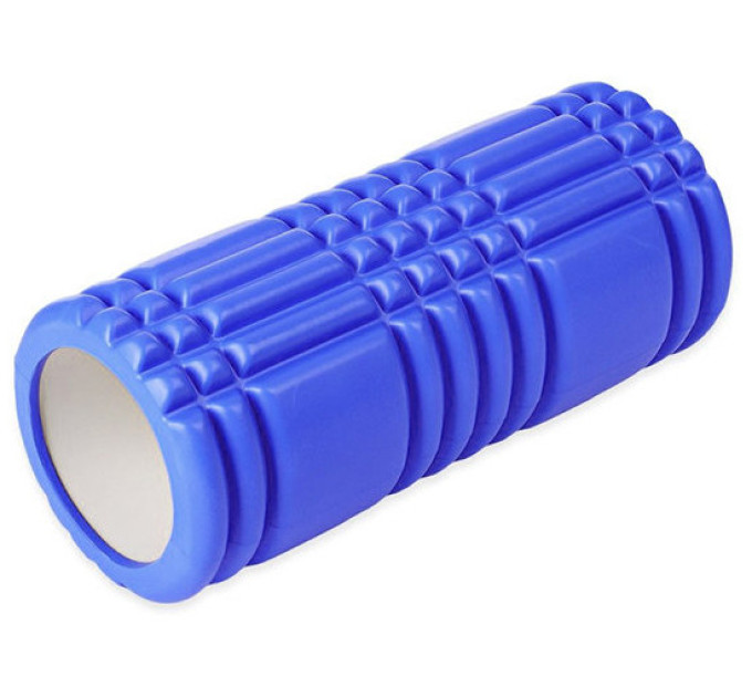 Ролик массажный EasyFit Grid Roller 33 см v.1.0 Синий S53-1158