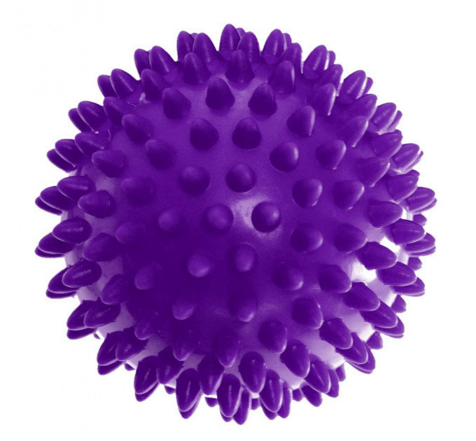 Мячик массажный EasyFit PVC 7.5 см жесткий фиолетовый S53-1250