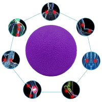 М'ячик масажний EasyFit TPR 6 см фіолетовий S53-1253