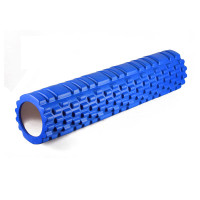 Роллер массажный EasyFit Grid Roller 60 см v.3.1 синий S53-1263