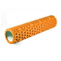 Ролер масажний EasyFit Grid Roller 60 см v.3.1 оранжевий S53-1264