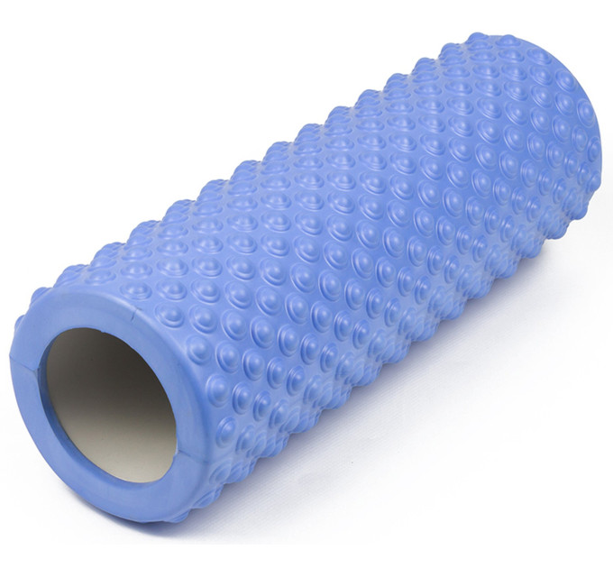 Ролик массажный EasyFit Grid Roller Light 33 см Голубой S53-1408