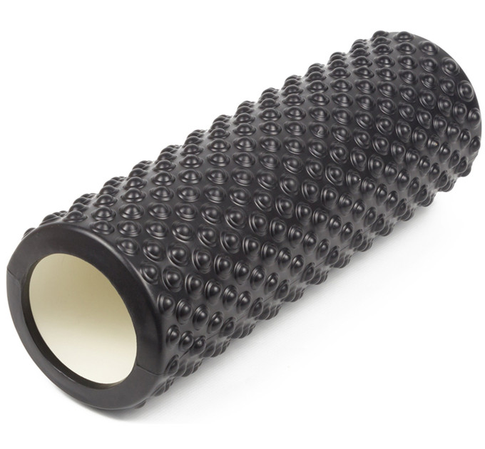 Ролик массажный EasyFit Grid Roller Light 33 см Черный S53-1406