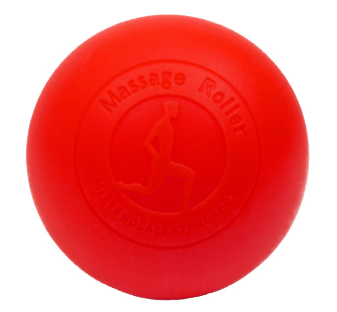 Мячик массажный EasyFit каучук 6.5 см красный S53-1495