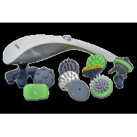 Ручний масажер Zenet ZET-718 універсальний вібромасажер для тіла з 10 насадками S55-730932283