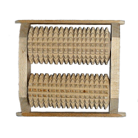 Дерев'яний роликовий масажер для стоп подвійний, Вироби Карпат