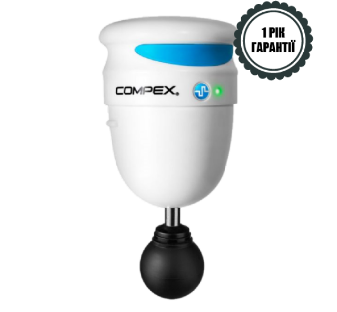 Mini fixx перкусійний масажер Compex білий S66-204 Mini fixx перкусійний масажер Compex білий S66-204