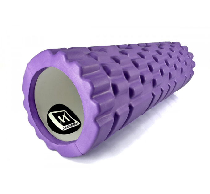 Масажний ролик Easyfit 30х10 см фіолетовий
