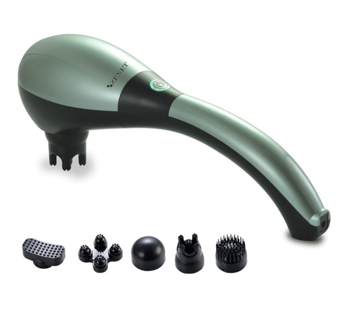 Аккумуляторный массажер для тела с 5 насадками и подогревом ZET-716 S55-2040220538