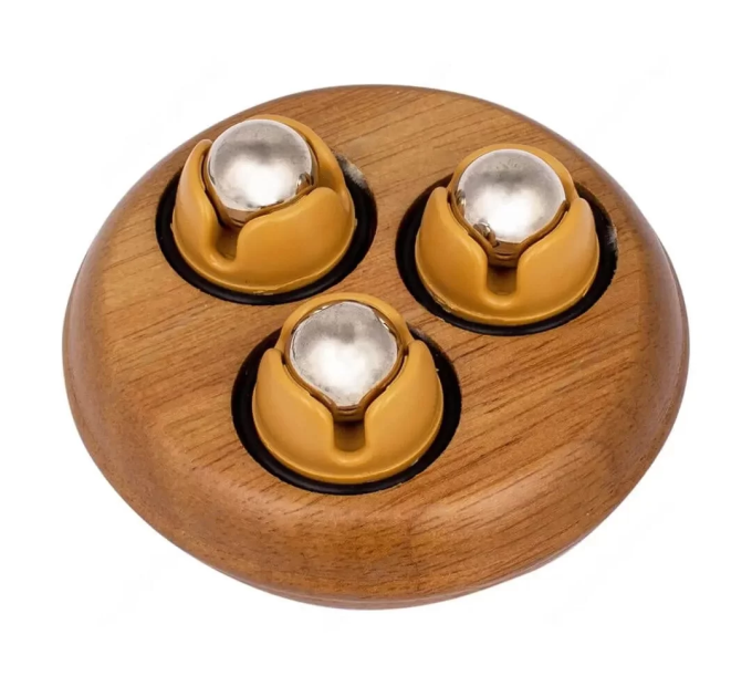 Роликовий масажер Ridni Relax (дерев'яний) Роликовий масажер Ridni Relax (дерев'яний)