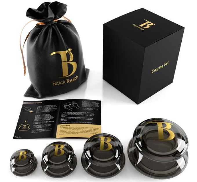 Великі вакуумні банки (4 шт.) Black Touch