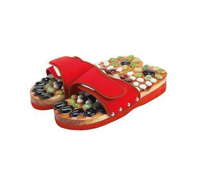 Масажні тапочки з підошвою з натуральних каменів Medic Spa