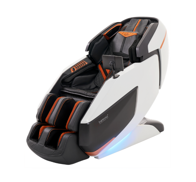 Крісло масажне Casada TITAN (біло-сірий) S29-100929