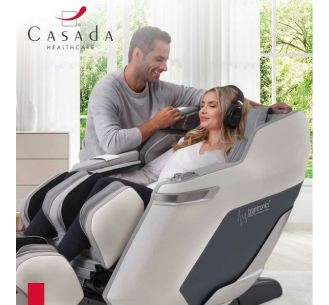 Крісло масажне Casada POLLUX (біле) S29-3018