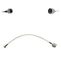 Пігтейл F-Male - N-Type-Male ВЧ кабель перехідник RG316 довжина 30 см