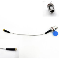 Пігтейл MCX-90 - N - Type-F ВЧ кабель перехідник RG405 20 см, кутовий