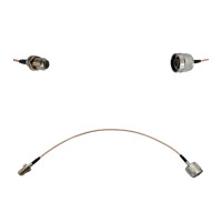 Пігтейл N-Type-Male - F-Female ВЧ кабель перехідник RG316 довжина 30 см