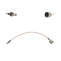 Пігтейл N-Type-Male - QMA-Female ВЧ кабель перехідник RG316 довжина 30 см