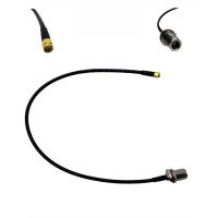 Пігтейл RP-SMA-Male - N-Type-Female ВЧ кабель перехідник RG223 50 см Пігтейл RP-SMA-Male - N-Type-Female ВЧ кабель перехідник RG223 50 см