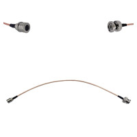 Пігтейл QMA-Male - BNC-Male ВЧ кабель перехідник RG316 довжина 30 см