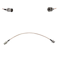 Пігтейл BNC-Male - BNC-Female ВЧ кабель перехідник RG316 довжина 30 см