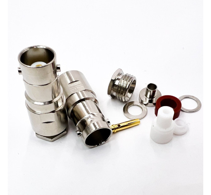 Роз'єм BNC-Female на кабель RG-58 під пайку