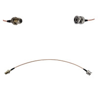 Пігтейл BNC-Male - F-Female ВЧ кабель перехідник RG316 довжина 30 см