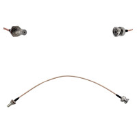 Пігтейл BNC-Male - QMA-Female ВЧ кабель перехідник RG316 довжина 30 см Пігтейл BNC-Male - QMA-Female ВЧ кабель перехідник RG316 довжина 30 см