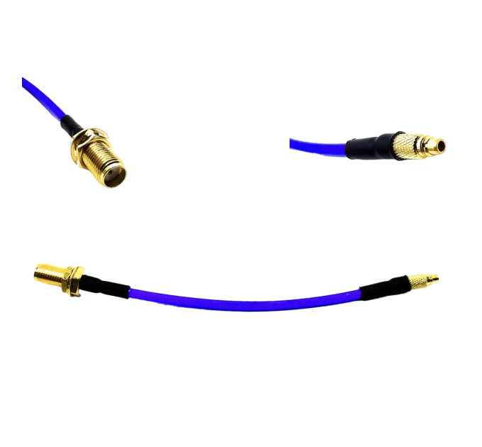 Пігтейл MMCX-Male - SMA-Female ВЧ кабель перехідник ss405 10 см