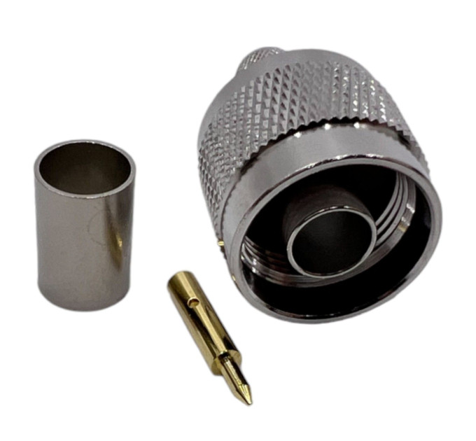 Роз'єм N-Type-male на кабель 5D-FB Роз'єм N-Type-male на кабель 5D-FB