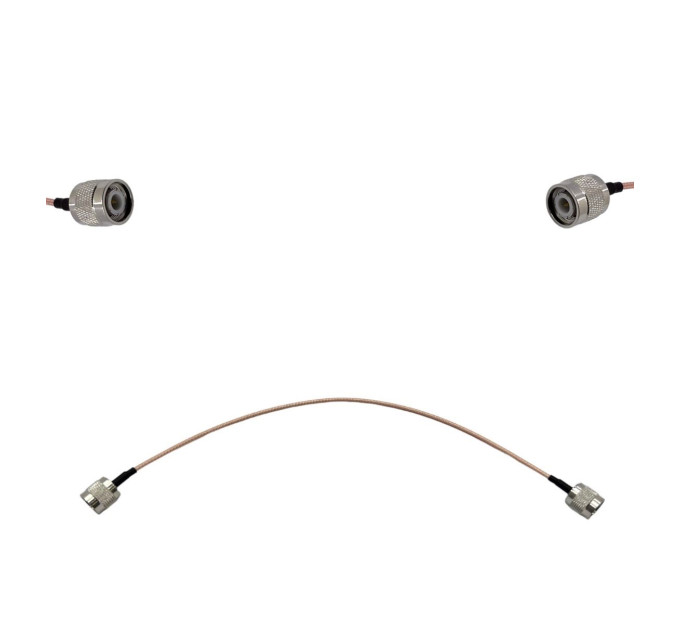 Пігтейл TNC-Male - TNC-Male ВЧ кабель перехідник RG316 довжина 30 см Пігтейл TNC-Male - TNC-Male ВЧ кабель перехідник RG316 довжина 30 см