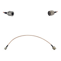 Пігтейл QMA-Male - TNC-Male ВЧ кабель перехідник RG316 довжина 30 см