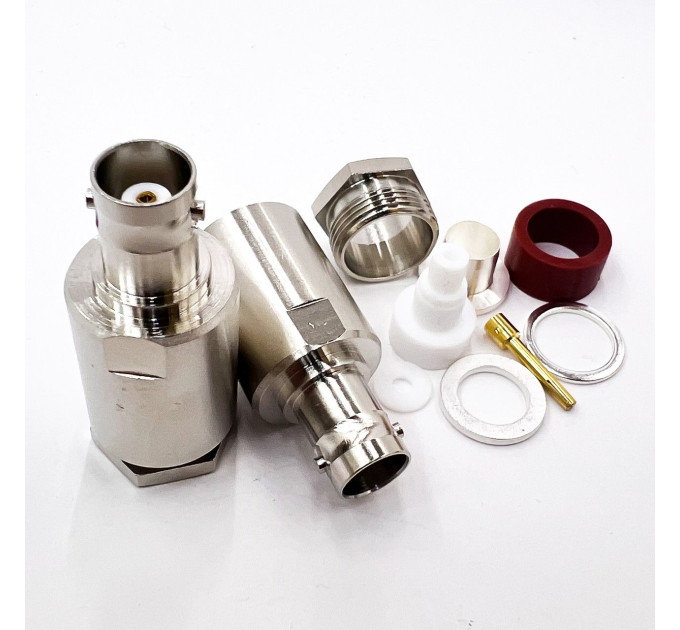 Роз'єм BNC-Female на кабель RG-213 під пайку