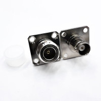 Перехідник N-Type-Female - BNC-Female (конектор мама - мама) фланцевий Перехідник N-Type-Female - BNC-Female (конектор мама - мама) фланцевий