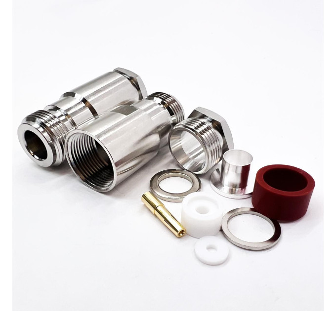 Роз'єм N-Type-Female на кабель RG-213 під пайку