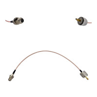 Пігтейл UHF-Male - F-Female ВЧ кабель перехідник RG316 довжина 30 см