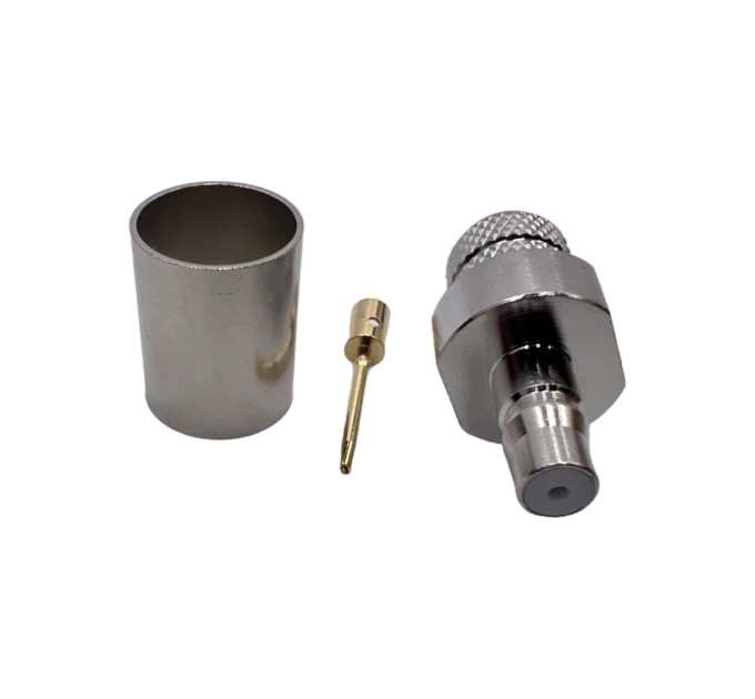 Роз'єм QMA-Female на кабель RG-213 під обтиск