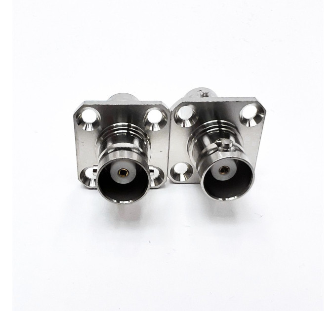 Перехідник BNC-Female - BNC-Female (конектор мама - мама) фланцевий