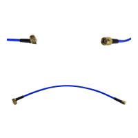 Пігтейл SMA-Male - SMA-Male-90 RG402 ВЧ кабель перехідник RG402 довжина 30 см кутовий