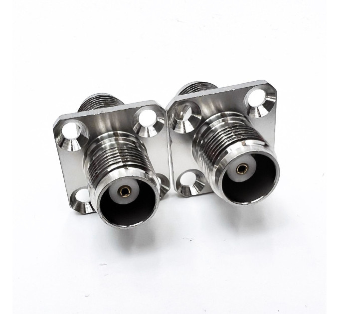 Перехідник TNC-Female - TNC-Female (конектор мама - мама) фланцевий