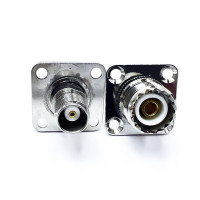 Перехідник TNC-Female - UHF-Female (конектор мама - мама) фланцевий