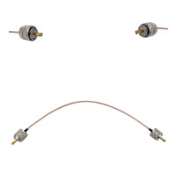 Пігтейл UHF-Male - UHF-Male ВЧ кабель перехідник RG316 довжина 30 см