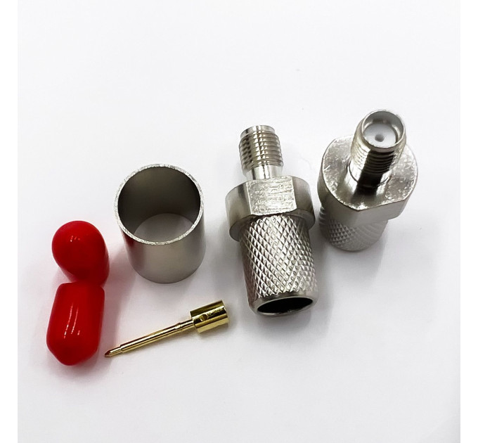 Роз'єм RP-SMA-Female на кабель RG-213 під пайку