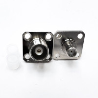 Перехідник TNC-Female - SMA-Female (конектор мама - мама) фланцевий