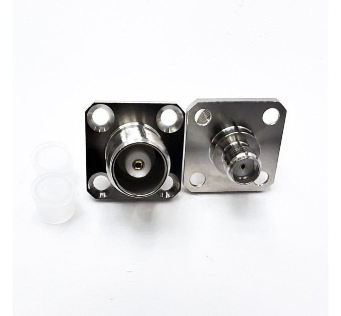 Перехідник TNC-Female - SMA-Female (конектор мама - мама) фланцевий