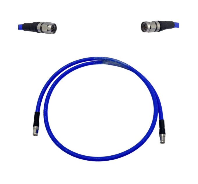 Пігтейл SMA-Male - SMA-Male ВЧ кабель перехідник RG393 1м Пігтейл SMA-Male - SMA-Male ВЧ кабель перехідник RG393 1м