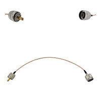 Пігтейл UHF-Male - N-Type-Male ВЧ кабель перехідник RG316 довжина 30 см