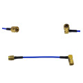 Пігтейл SMA-Male - SMA-Male-90 RG405 ВЧ кабель перехідник RG405 10 см, угловий