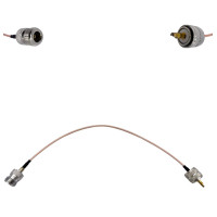 Пігтейл UHF-Male - N-Type-Female ВЧ кабель перехідник RG316 довжина 30 см